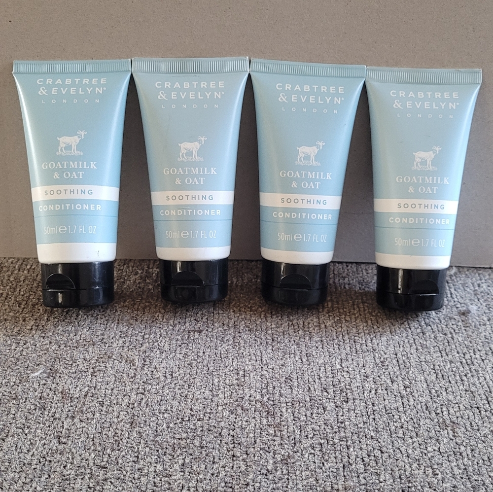 Crabtree & Evelyn Goatmilk & Oat Soothing Conditioner Set Of Four